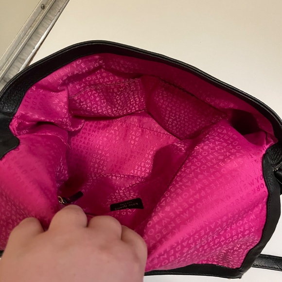 Black Kate Spade Fold-over Crossbody Bag - Picture 3 of 11